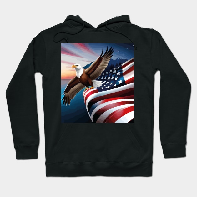 4th of July - Independence Day Hoodie by SARKAR3.0